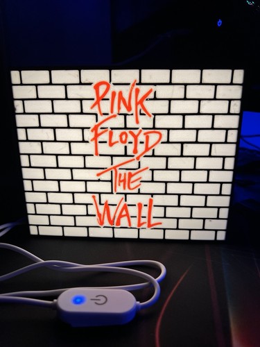 Lightbox pink floyd lampada - floyd,