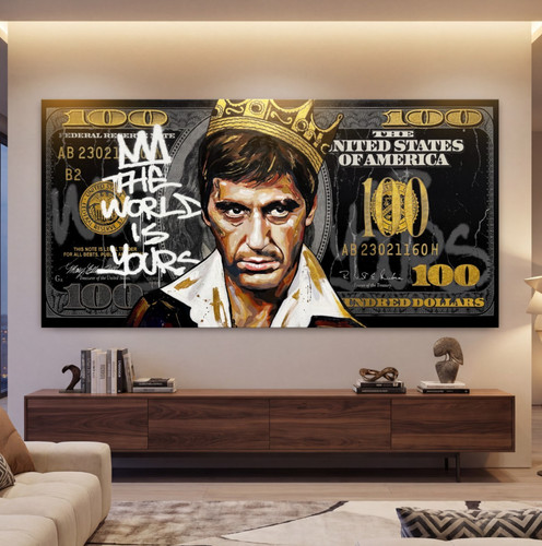 Quadro pacino soldi - al, pacino.